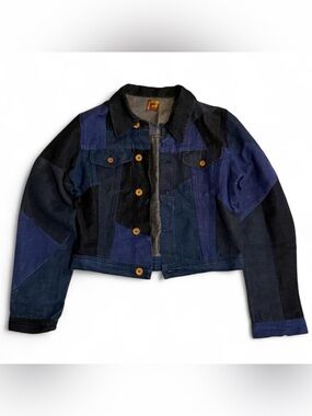 90’s vintage JNCO patchwork jean jacket